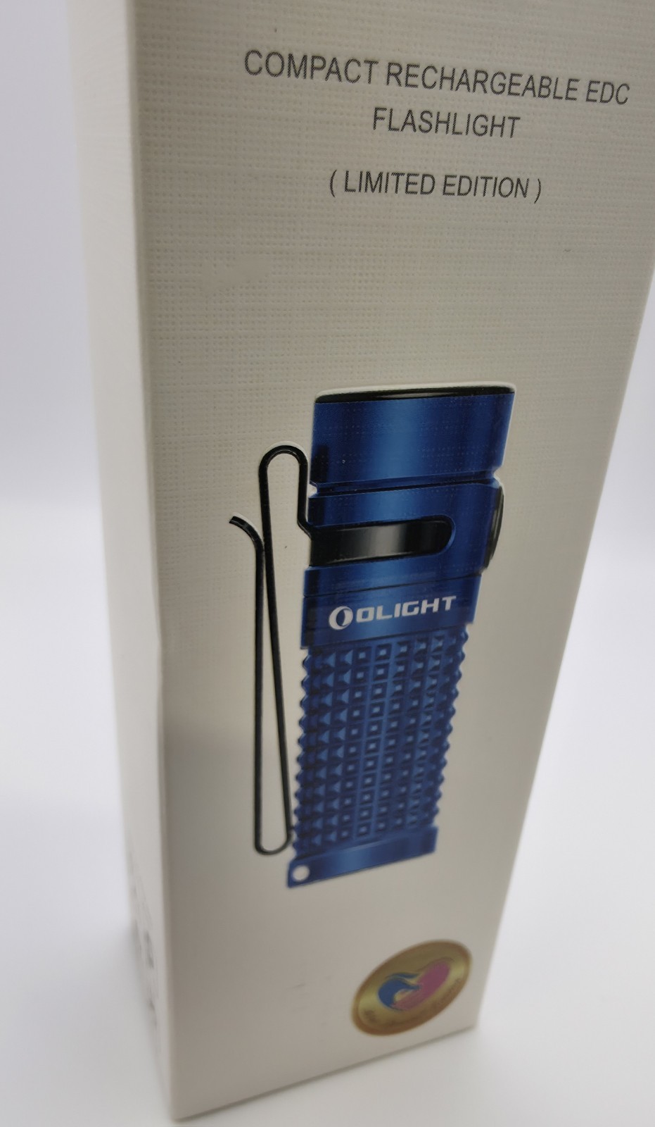 OLIGHT-LImited Edition S1R Baton II Flashlight In Blue (Box Damage)