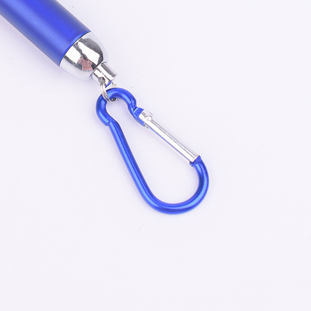 Mini LED Torch Flashlight Camping small Compact portable Key ring carabiner-1PC