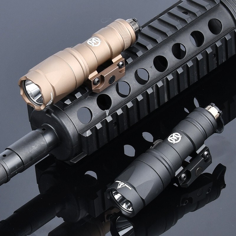 WADSN M300 Flashlight 510 Lumens Tactical Airsoft Lamp Fit 20mm Picatinny Rail