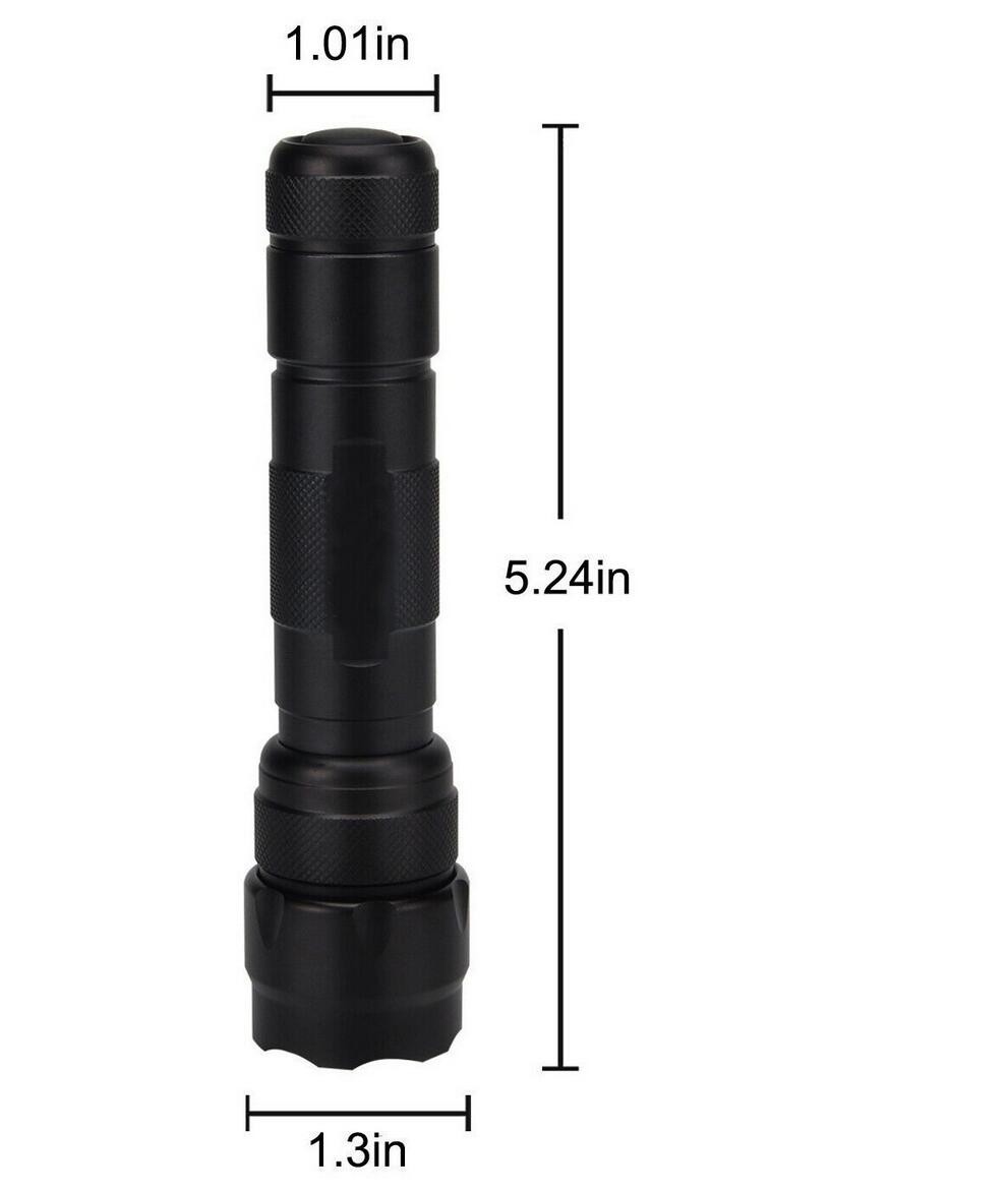 WF-502B UV 255nm 254nm LED Short Wave Flashlight Fluorescent Mineral