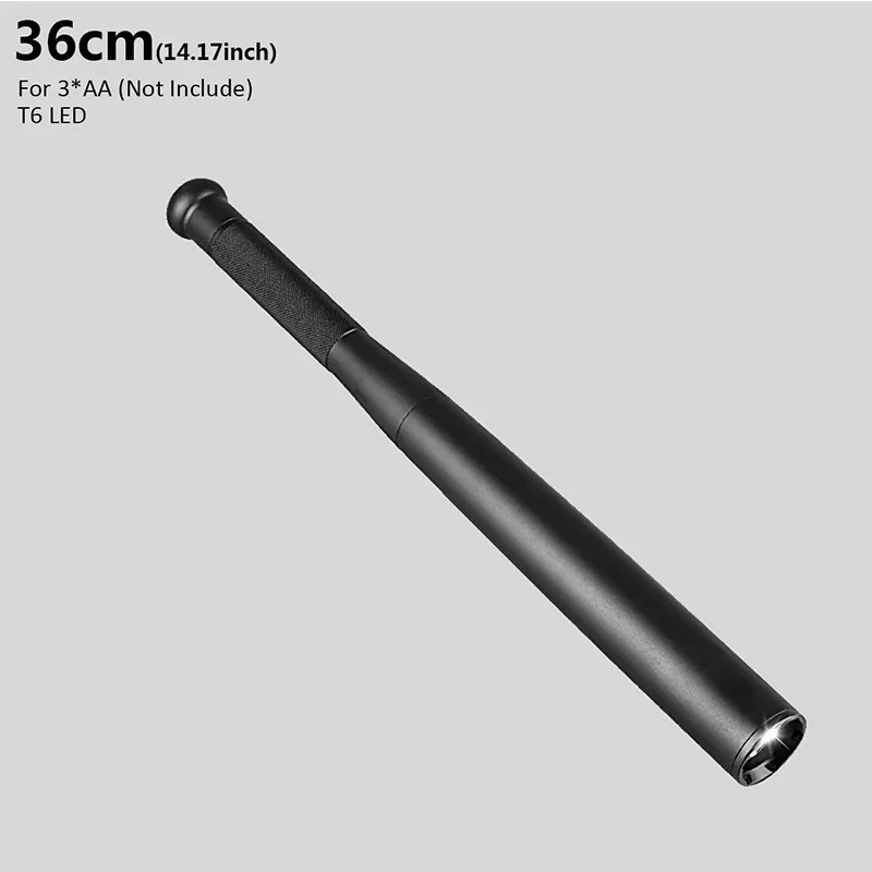 LED Flashlight Waterproof Super Bright Baton Aluminium Alloy Torch