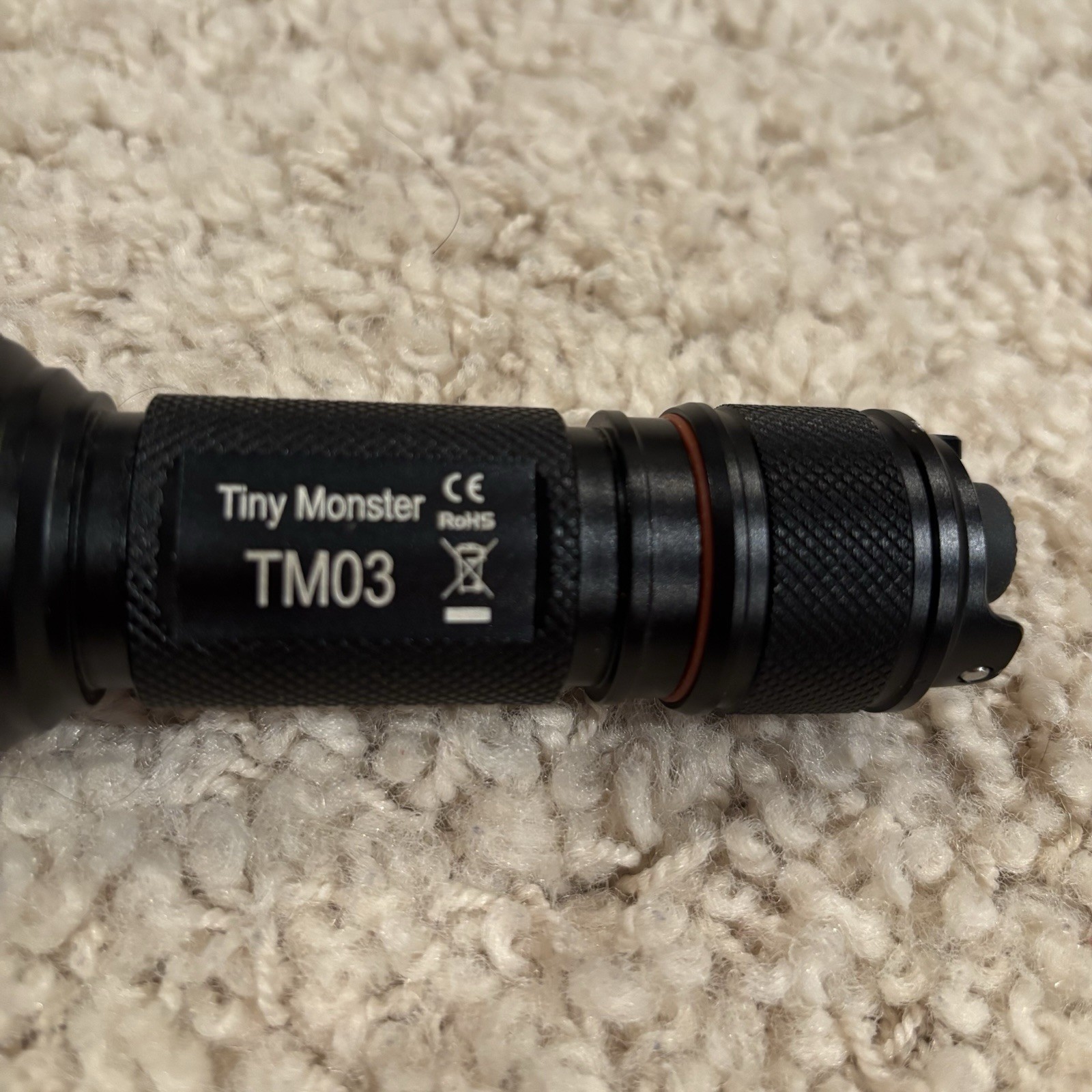 Nitecore TM03 Tiny Monster 2800 Lumen Flashlight, Tested & Working, No Battery