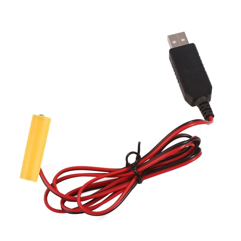 Battery Eliminators USB 5V2A to 1.5V AAA Battery Eliminators Replace 2x LR6 AA