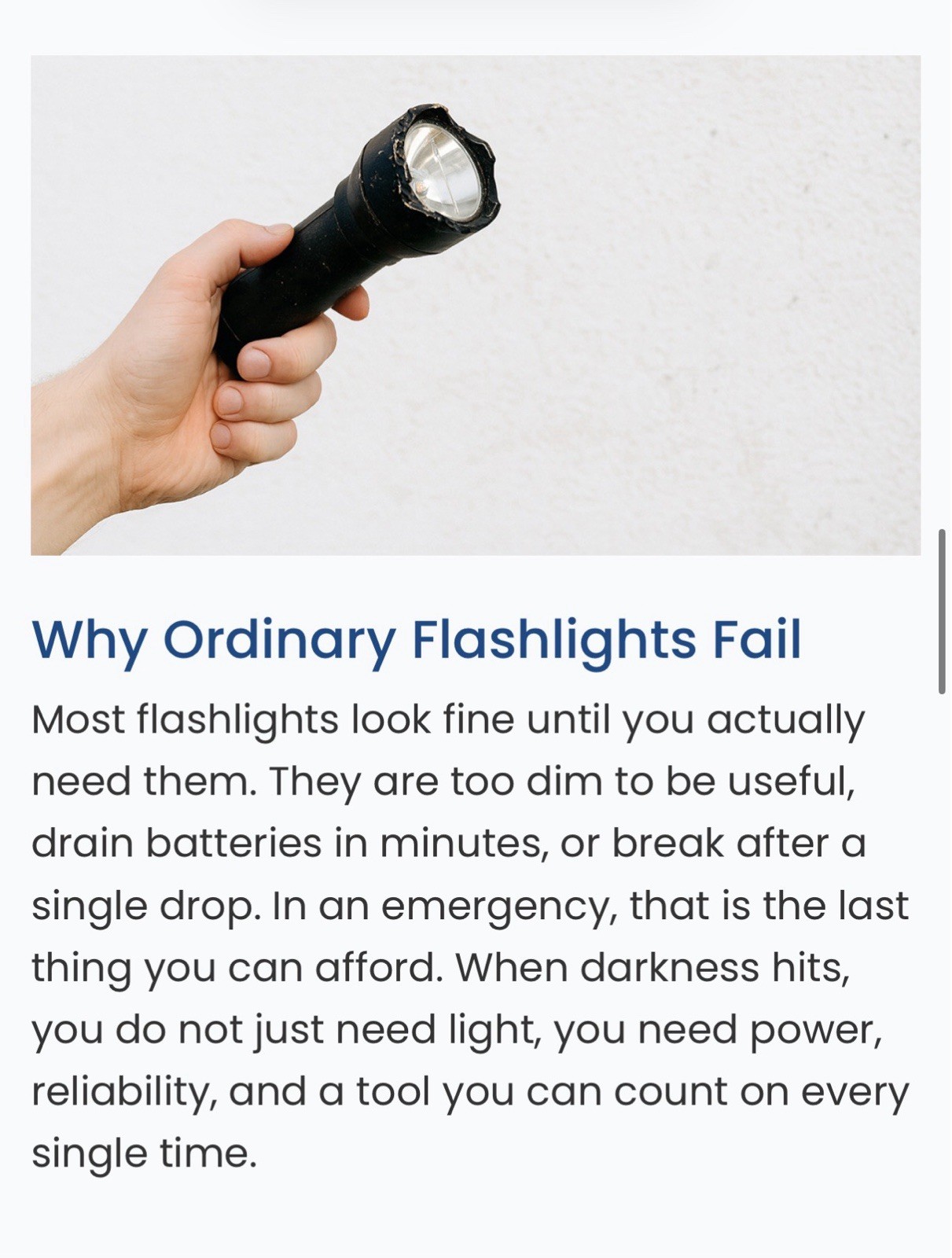 Elite Tac Flashlight Powerful LED Super Bright Aluminum Alloy Portable Torch