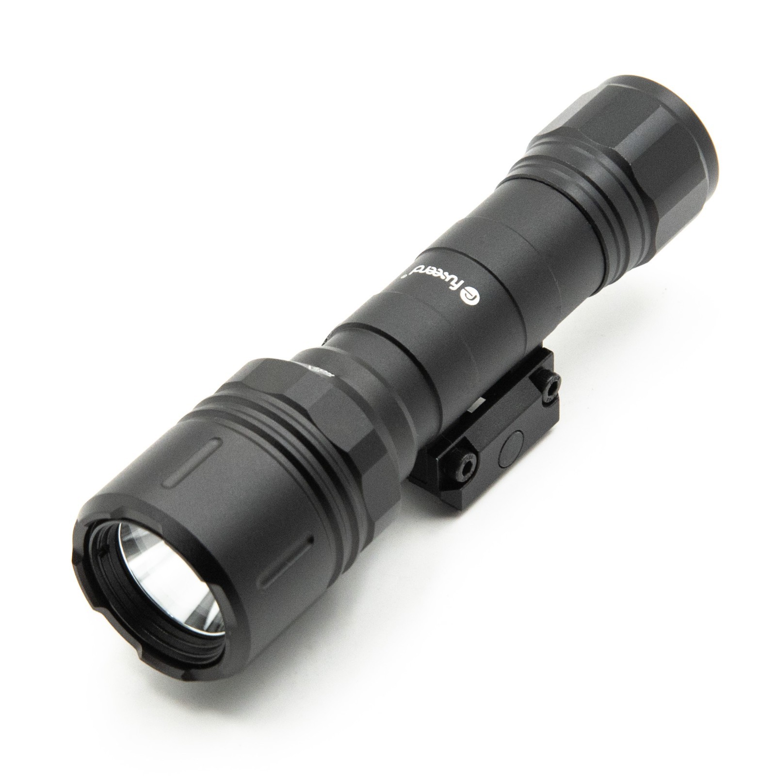 Fuseend 1200 Lumen Rechargeable LED Tactical 3 Mode Flashlight w/ Tail Switch