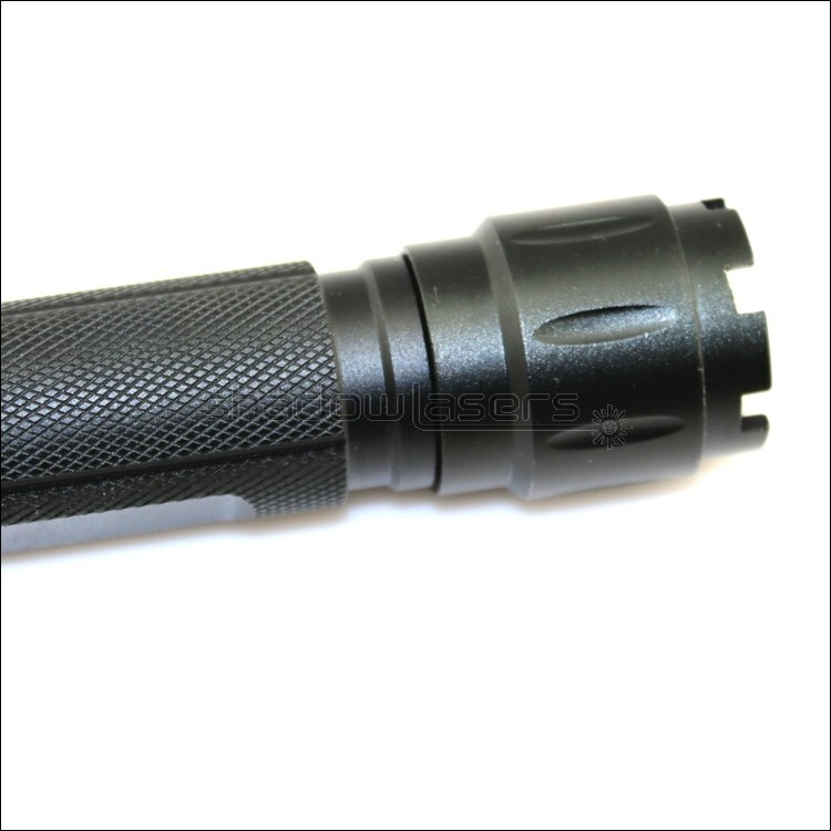 BQ6 450nm Adjustable Focus Blue Handheld Flashlight Pen Visible Beam Light US