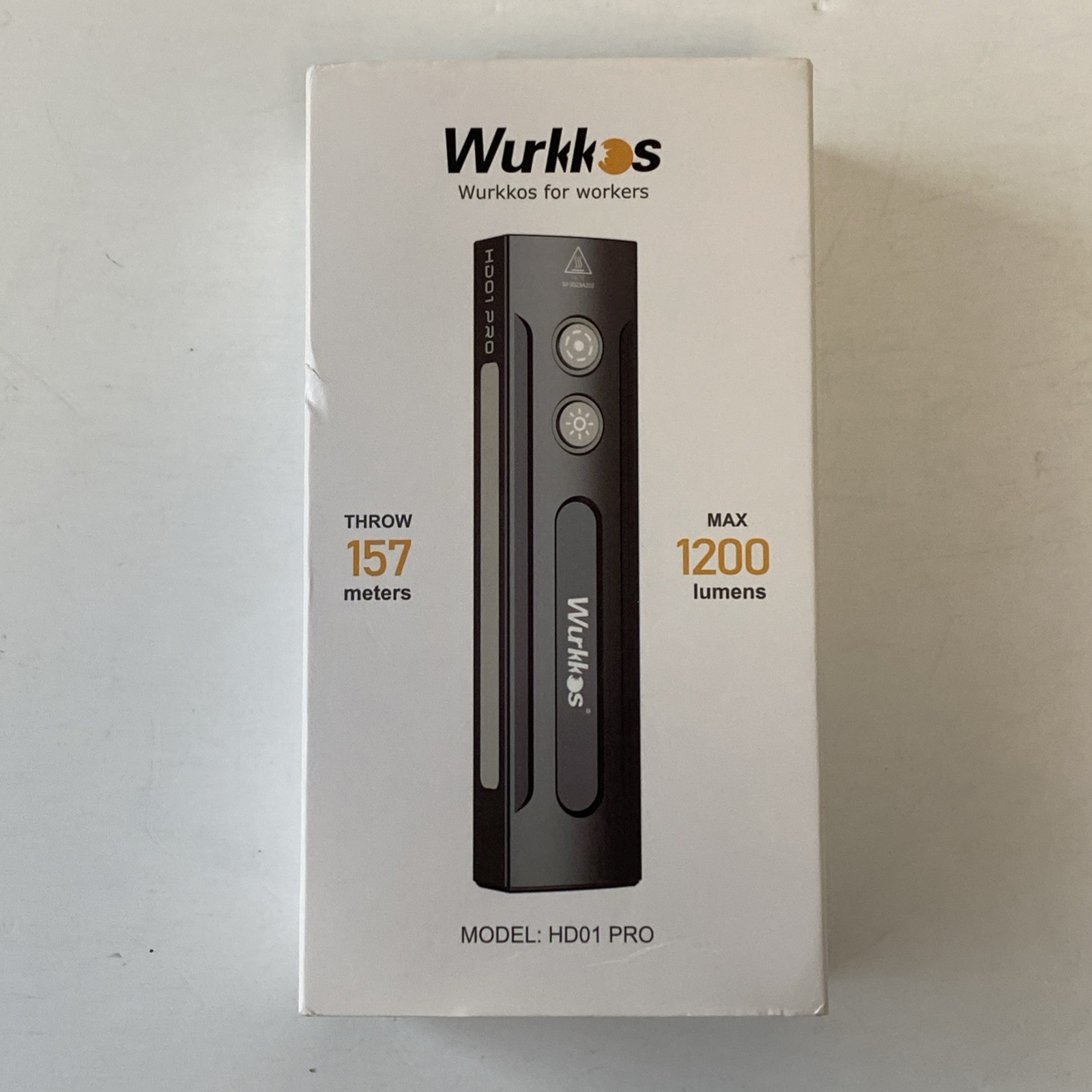 Wurkkos HD01 PRO 6-in-1 Flashlight with White Light UV Light&Green Light and Sid