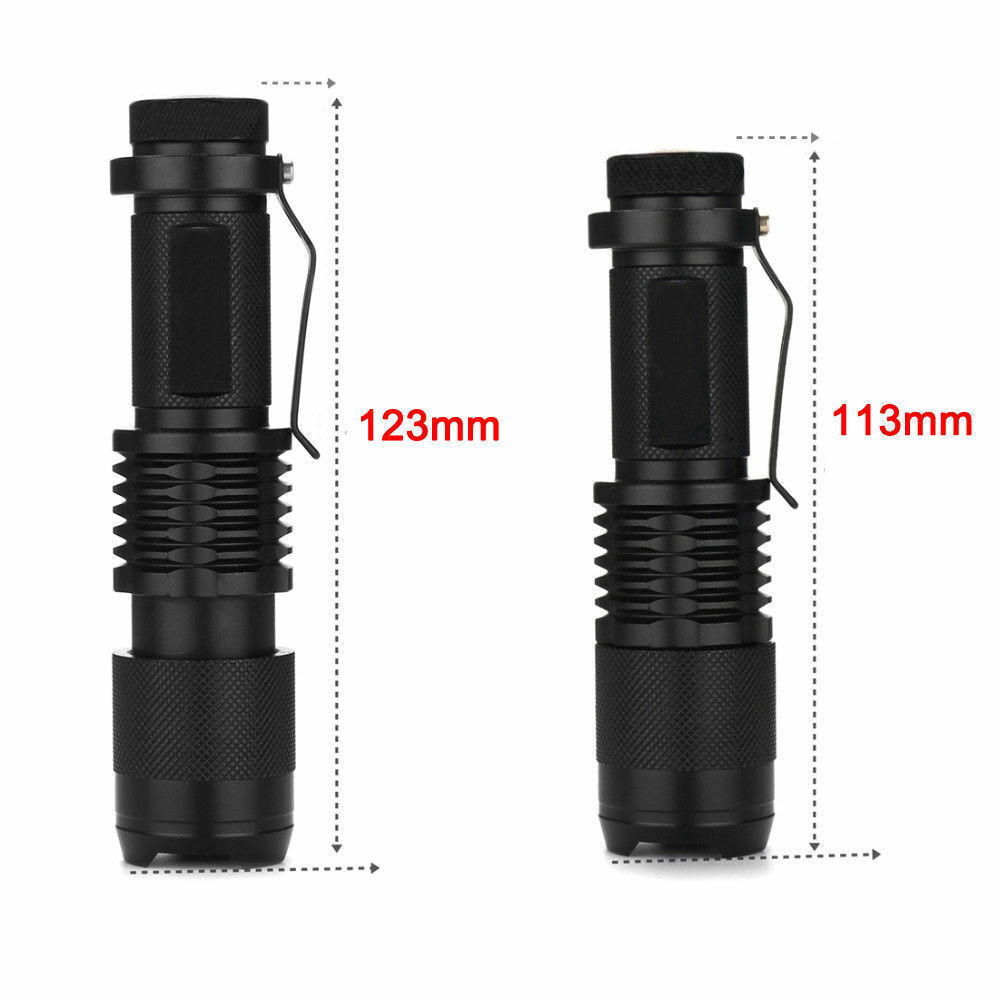 Energy Efficient LED Flashlight Torch Lamp One Kind Of Battery Compatible