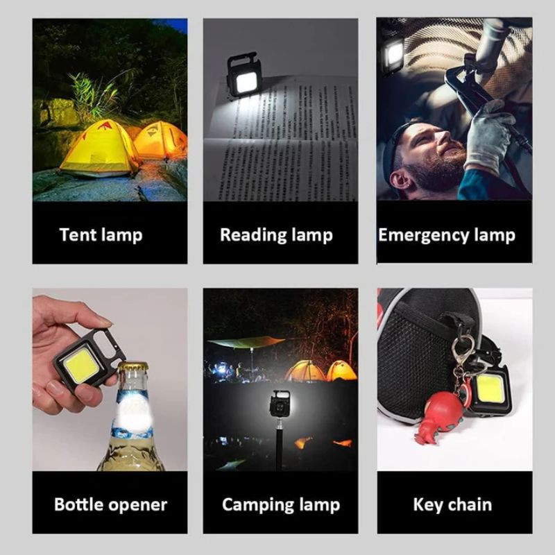 Powertac SOL LED Rechareable Tiny Keychain Light 250 lumens Mini EDC Flashlight