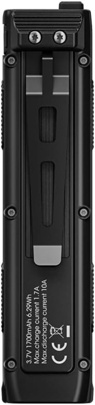 UHi 3100 lumens Flat EDC Flashlight, USB-C Rechargeable, High Lumen Slim with…