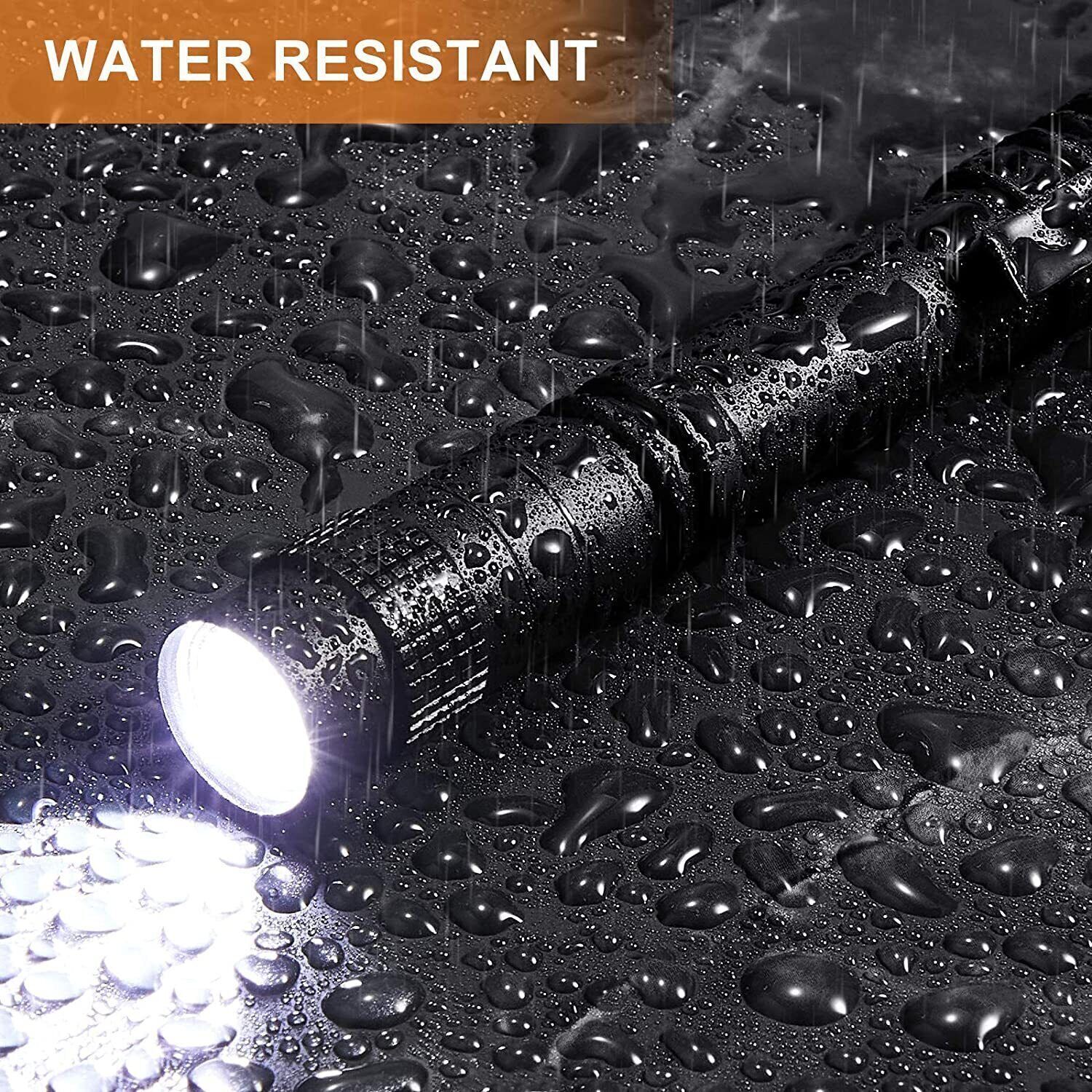 2~5X LED Flashlight Clip Mini Light Penlight Pocket Portable Pen Torch Lamp US
