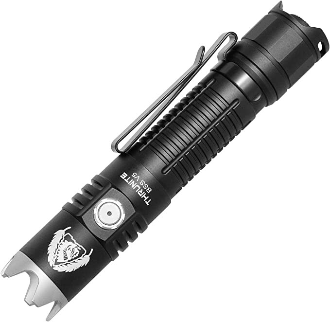 ThruNite BSS V5 LED Flashlight, USB Rechargeable Flashlight, Black – CW