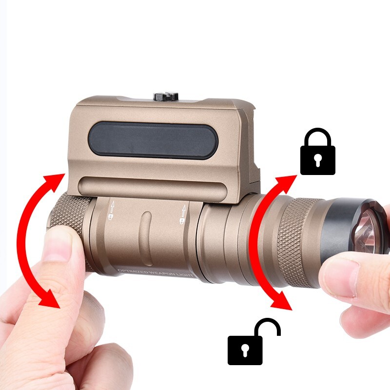 Tactical CD OWL Flashlight Optimizing Weapon Light 1500 Lumens LED Strobe