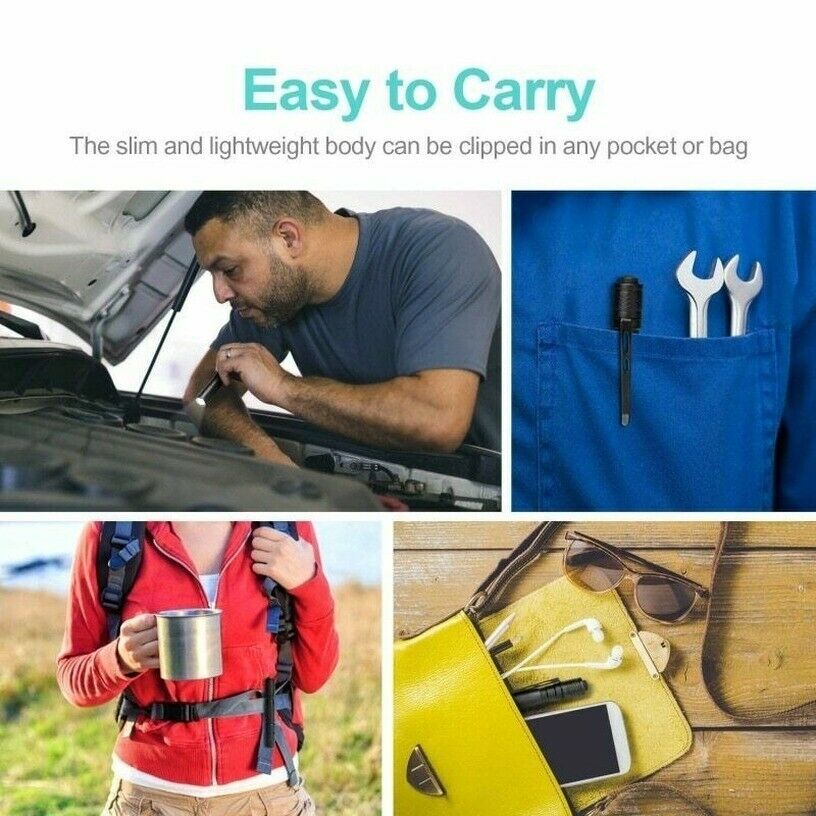 Tactical Flashlight Small LED Torch Light Mini Super Bright Penlight Waterproof
