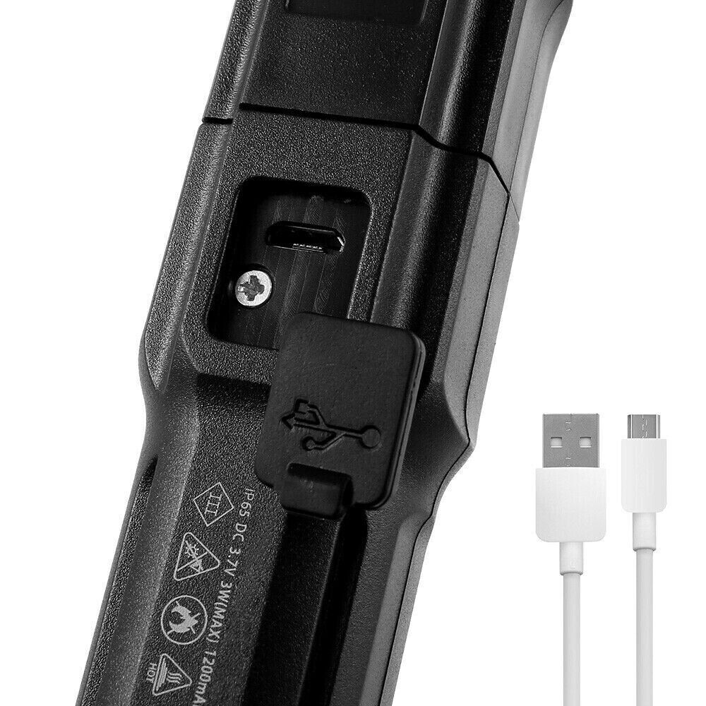 Rechargeable 990000LM LED Flashlight Tactical Police Super Bright Torch Zoomable