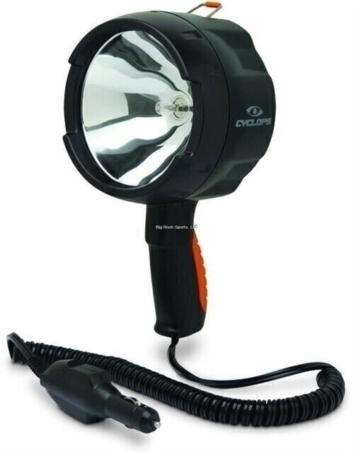Cyclops 1400 Lumen 12V Handheld Halogen White Spotlight Black CYCHS140012V