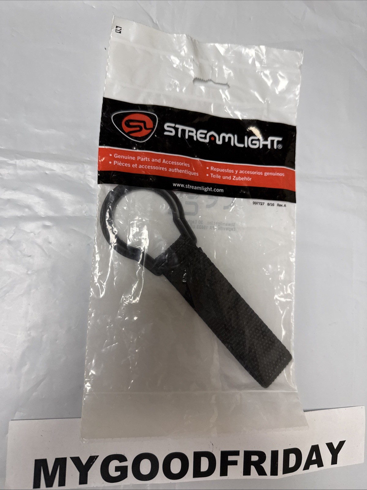 NEW OEM Streamlight 75906 Nylon Ring Style Flashlight Holder Stinger Sealed Pack