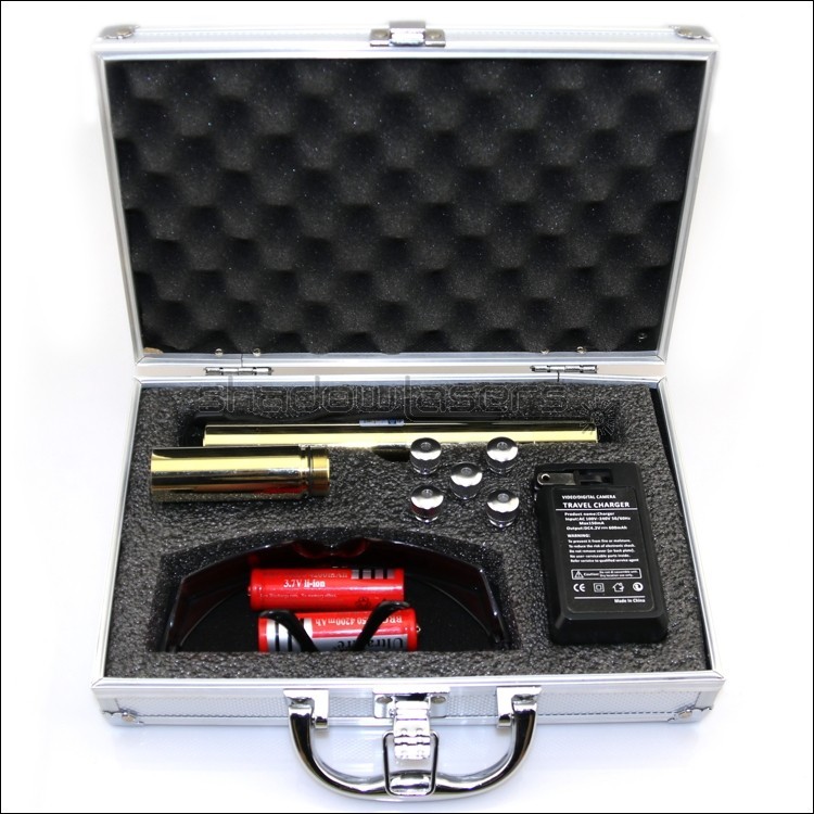 BX5-H 450nm Adjustable Focus Blue Laser Pointer Visible Laser Beam Light US