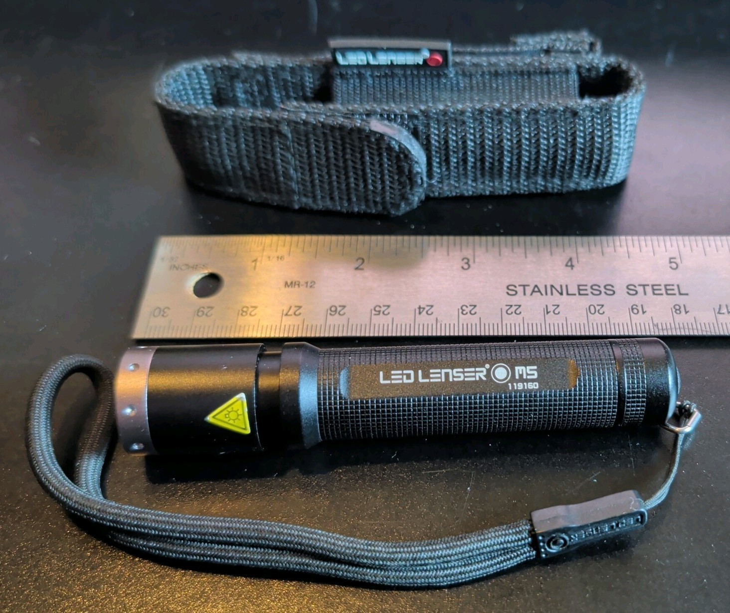 Led Lenser M5 Flashlight and Case – For Parts