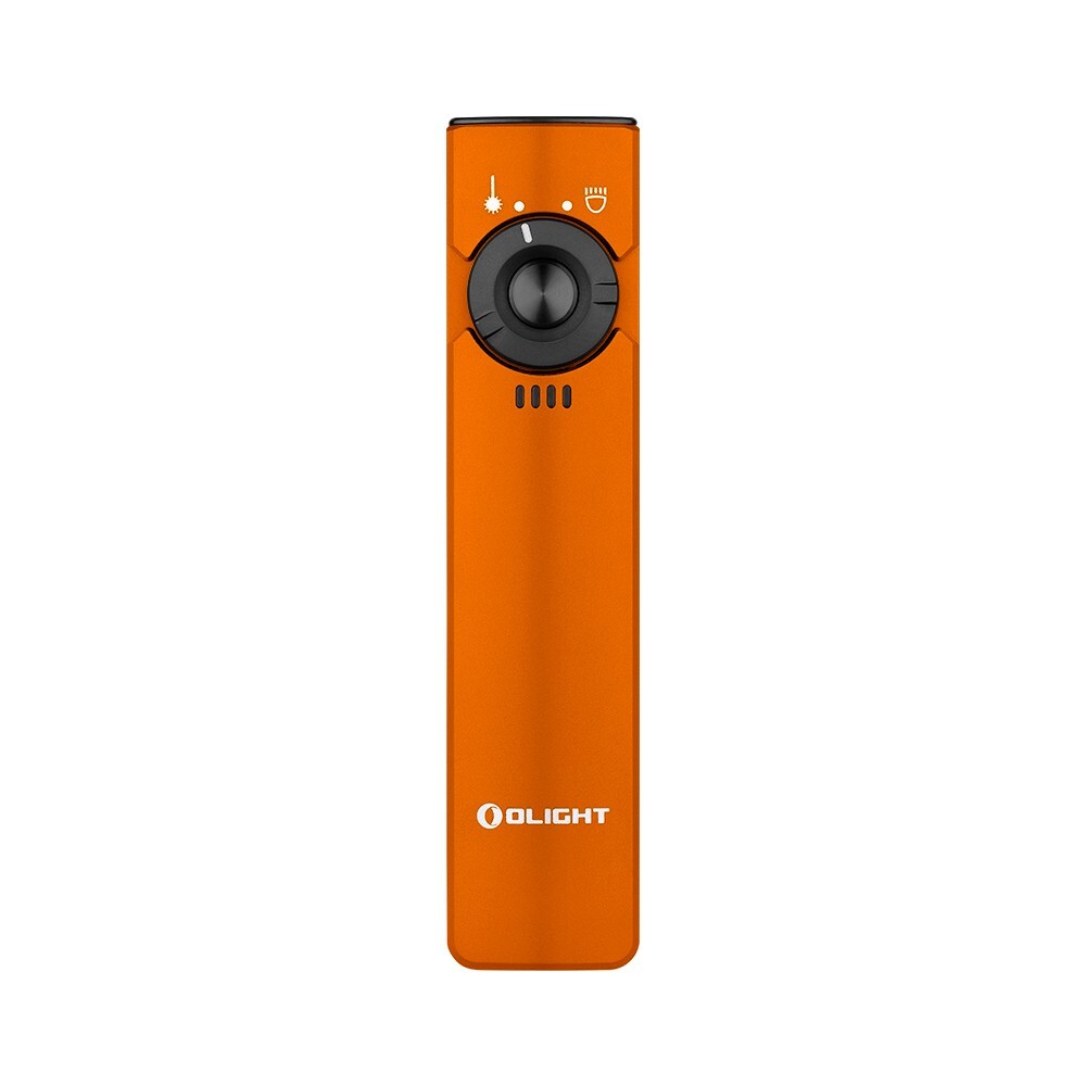 Olight Arkfeld Orange Flashlight, Green Laser & White Light, Cool White, 1000L