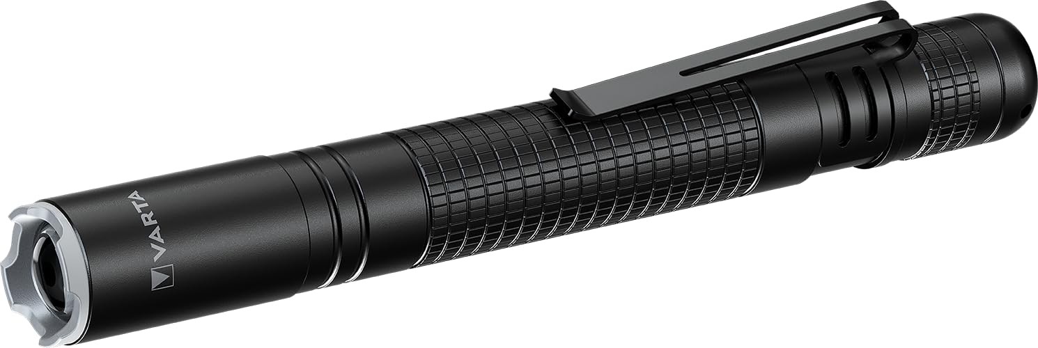Flashlight LED incl. 2x AAA Batteries, Aluminium Light F10 Pro Lamp, Lam…