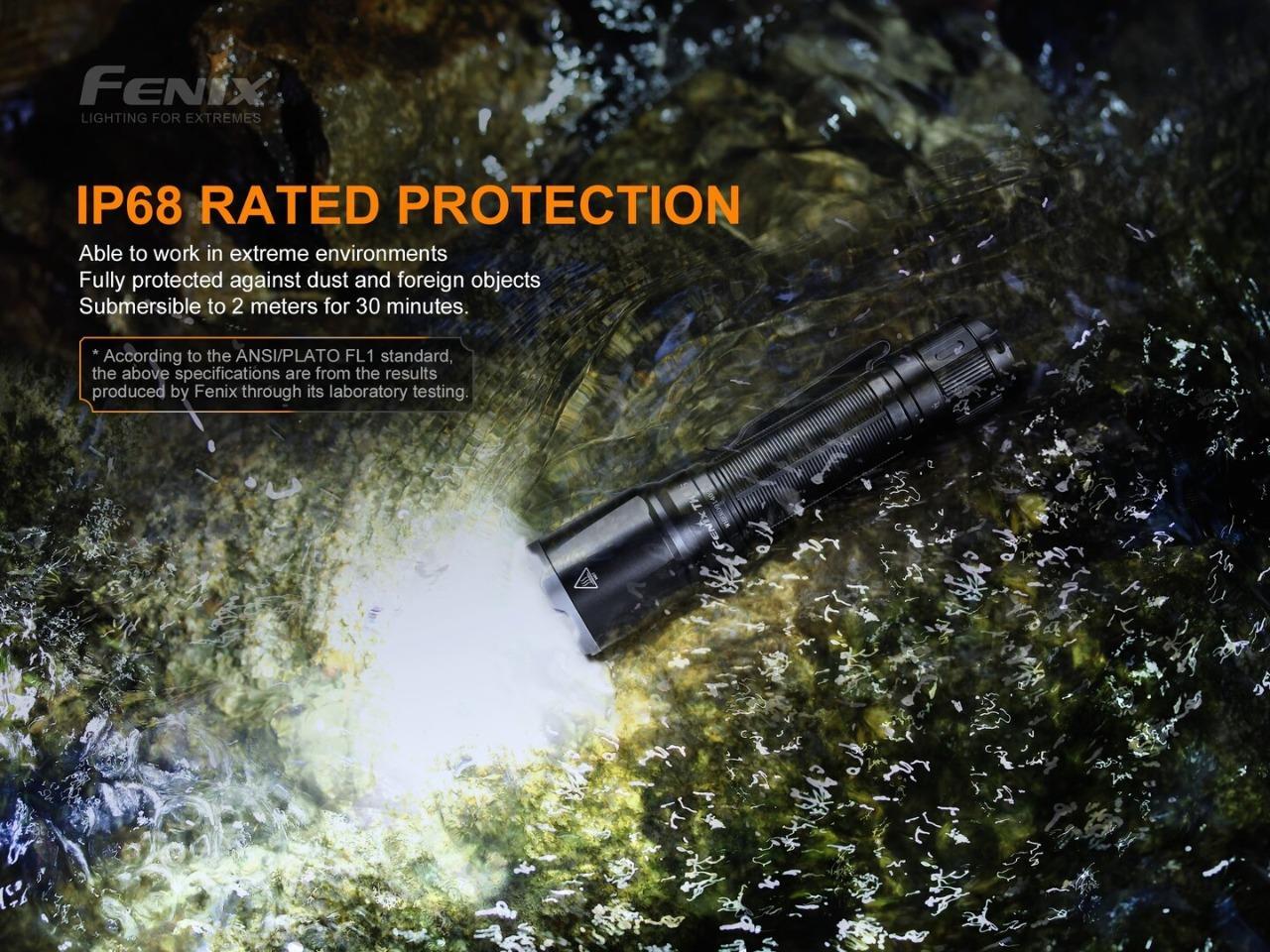 Fenix TK16 V2 3100 Lumen LED Tactical Flashlight, USB Rechargeable ARB-L21-5000U