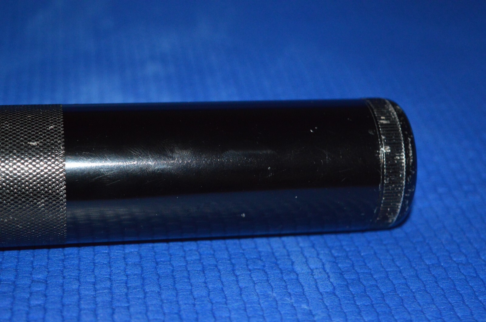 Mag-Lite Black Flashlight Mag Instrument Ontario California Engrave Writing