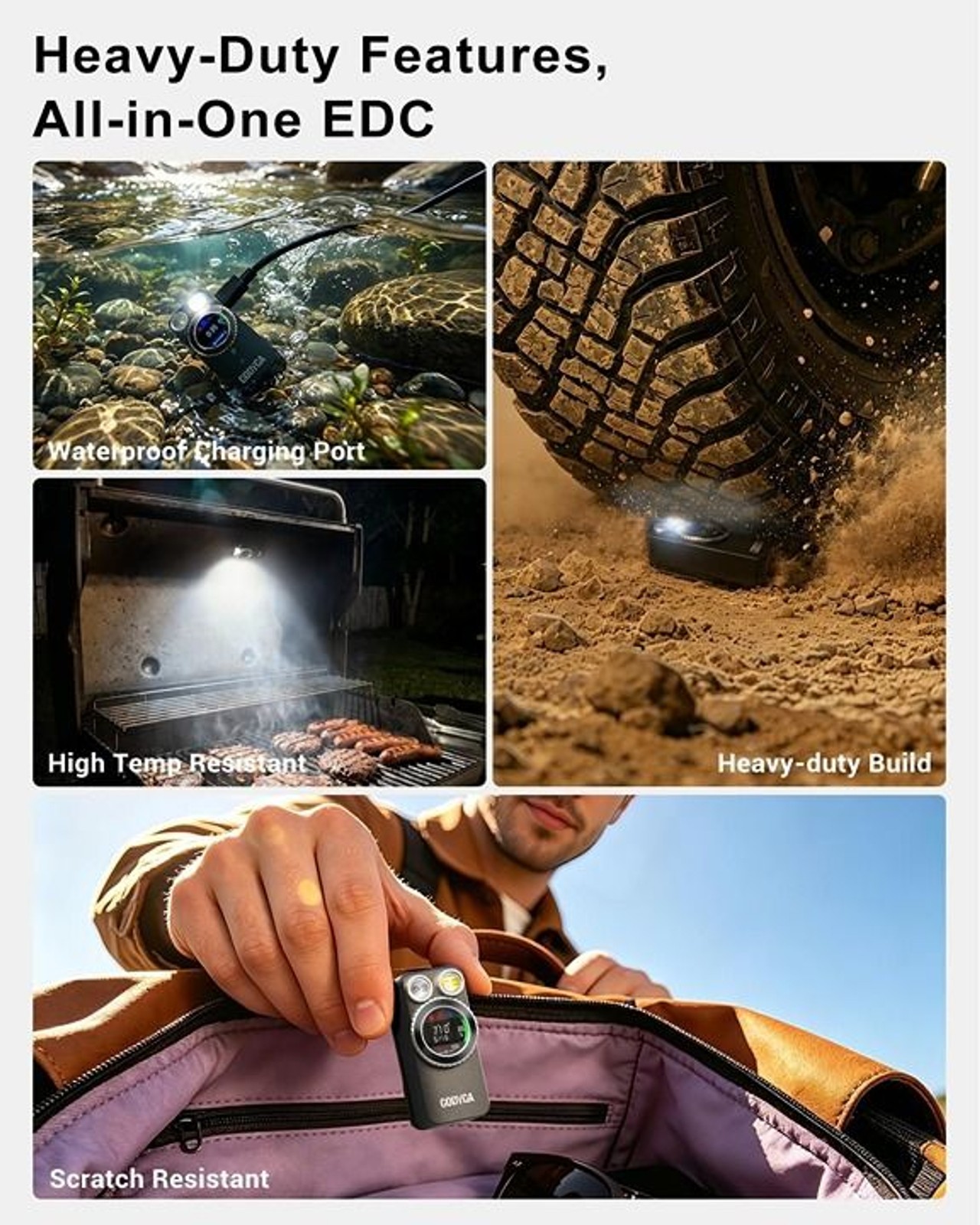 New 7-in-1 EDC Flashlight