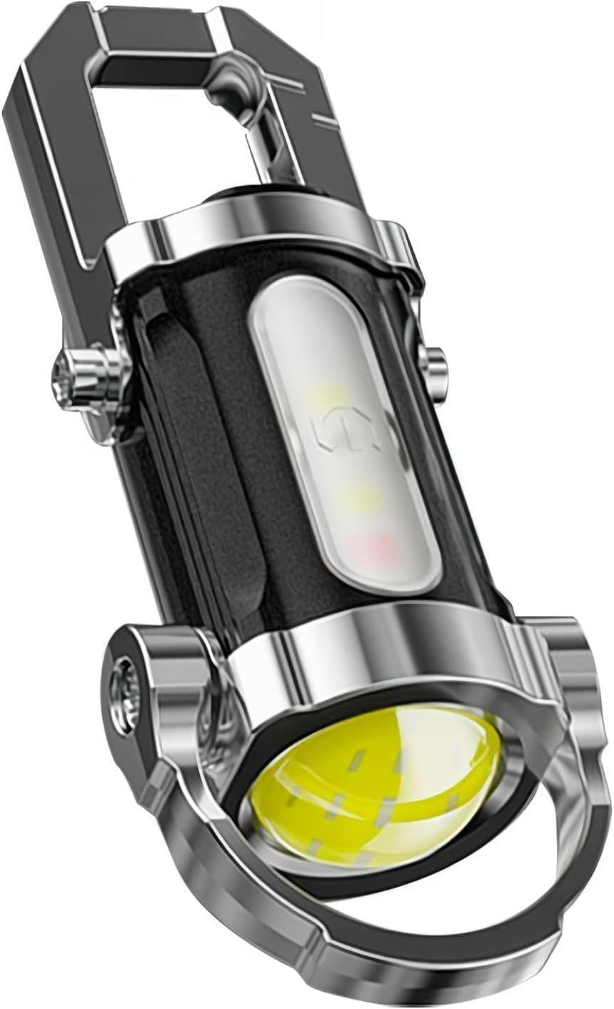 Super Bright 1200LM Mini Key Ring Flashlight – 2026 New Waterproof Rechargeable