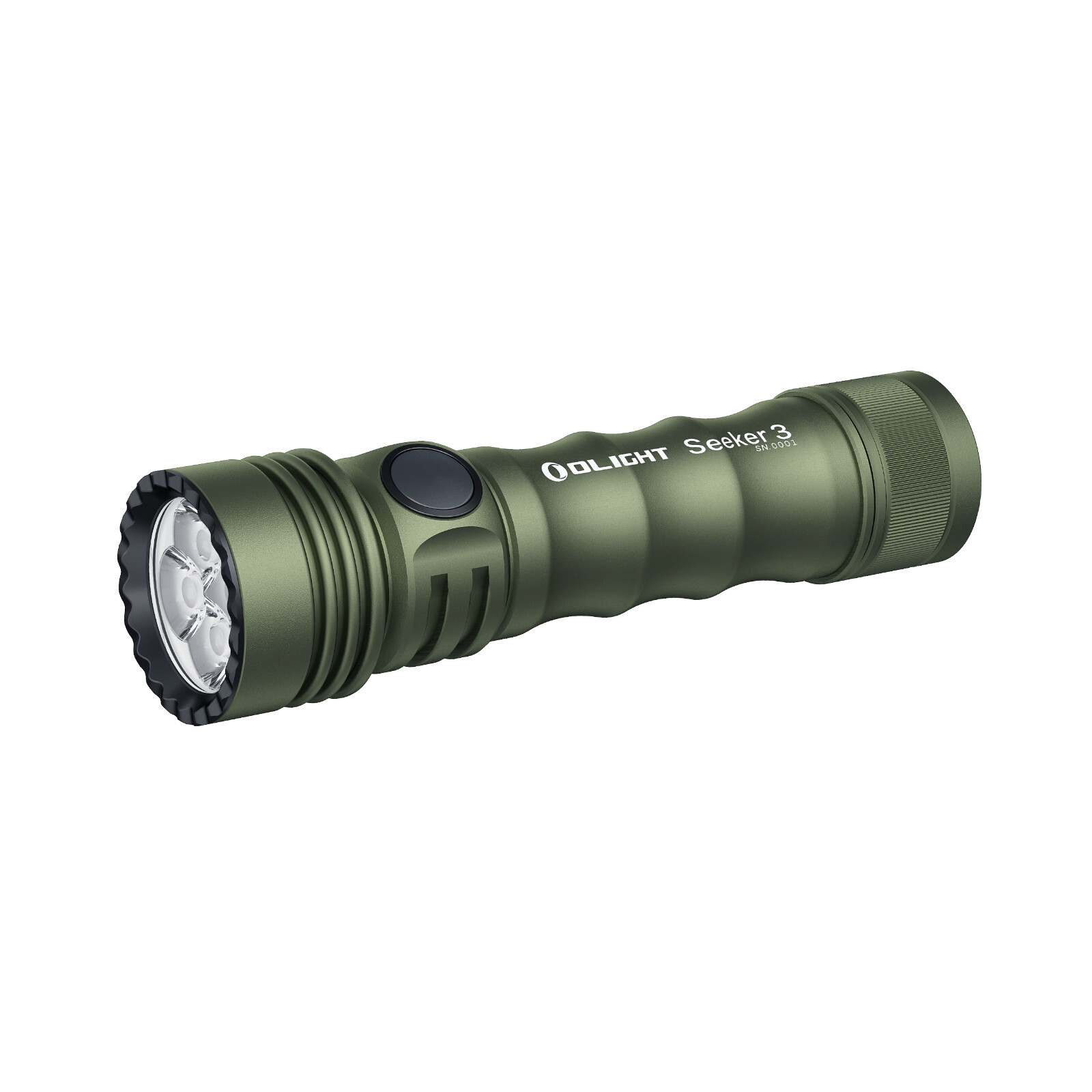 Olight Seeker 3 OD Green Rechargeable Floodlight Flashlight, 3500 Lumens, 220 M