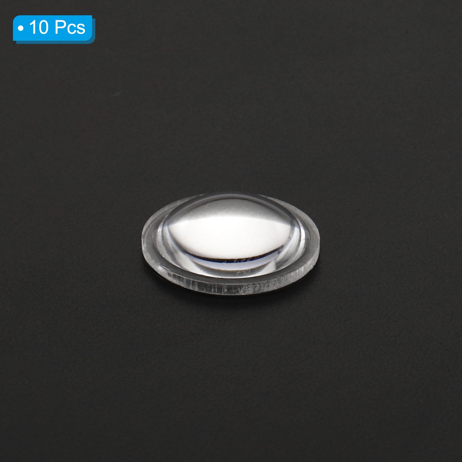 10Pcs Diameter 12.5mm High 3.7mm PMMA Flat Convex Lens Flashlight Optical Lens