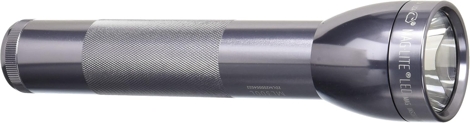 MagLite ML300L LED Flashlight, 2~Cell D, Adjustable Focus, Water~Resistant