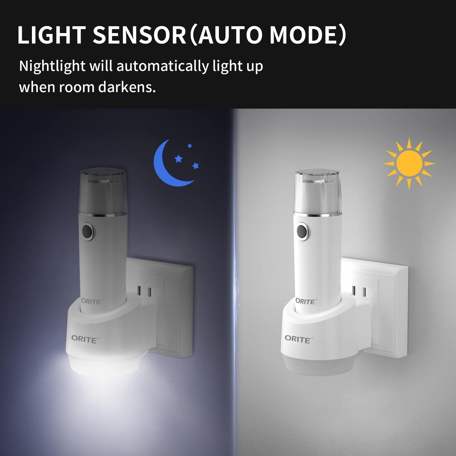 Emergency Flashlights 3-in-1 LED Rechargeable – 7-9 Hours Use for Power Failure