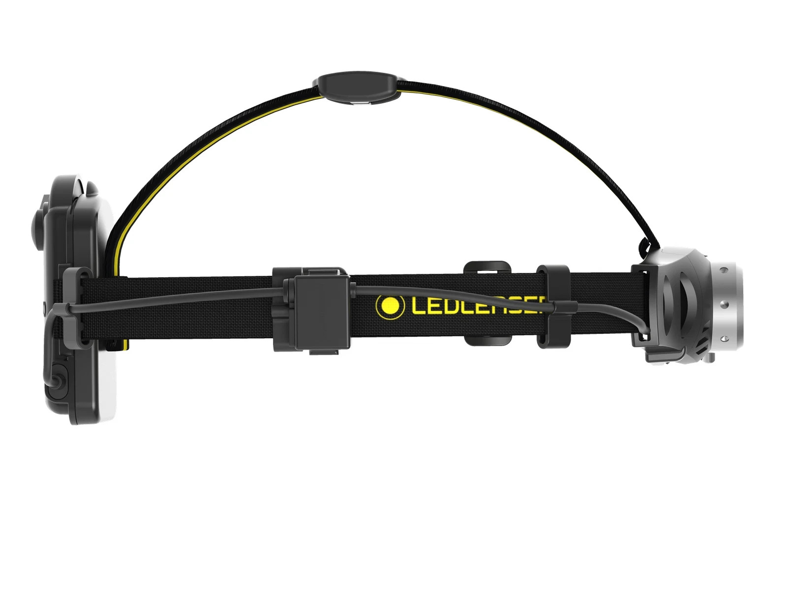 LEDLENSER iH6R Industrial Rechargeable LED Headlamp, 200 Lumens, Black & Yellow