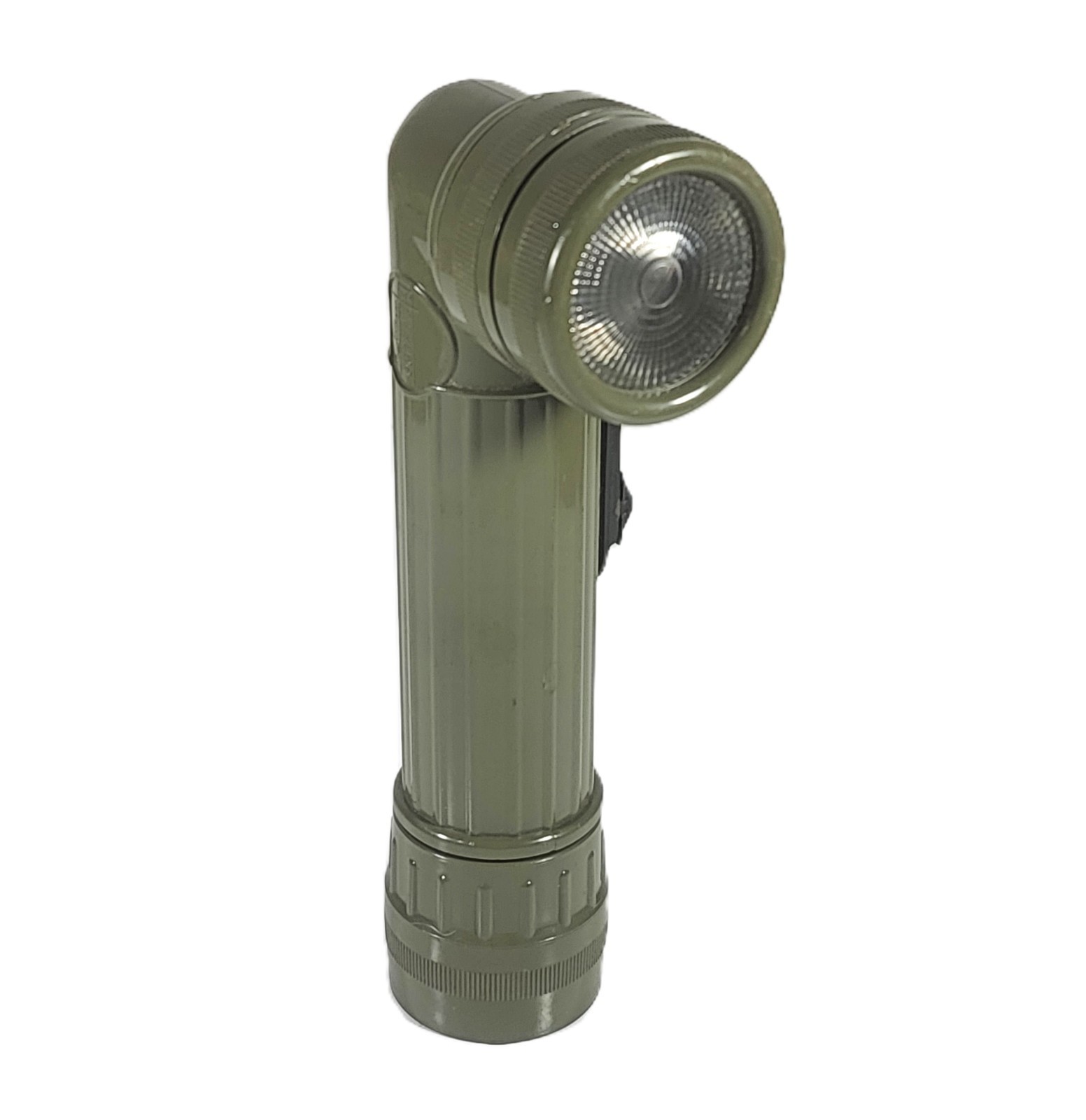 U.S. Military Flashlight G T Price MX-991/U Angle Head Olive Green Belt Clip