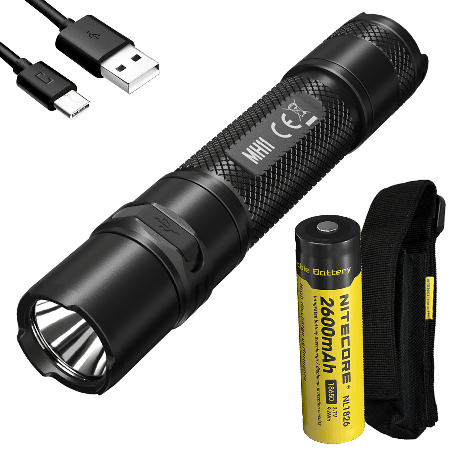~NEW~ Nitecore MH11 1000 Lumen USB-C Rechargeable Flashlight