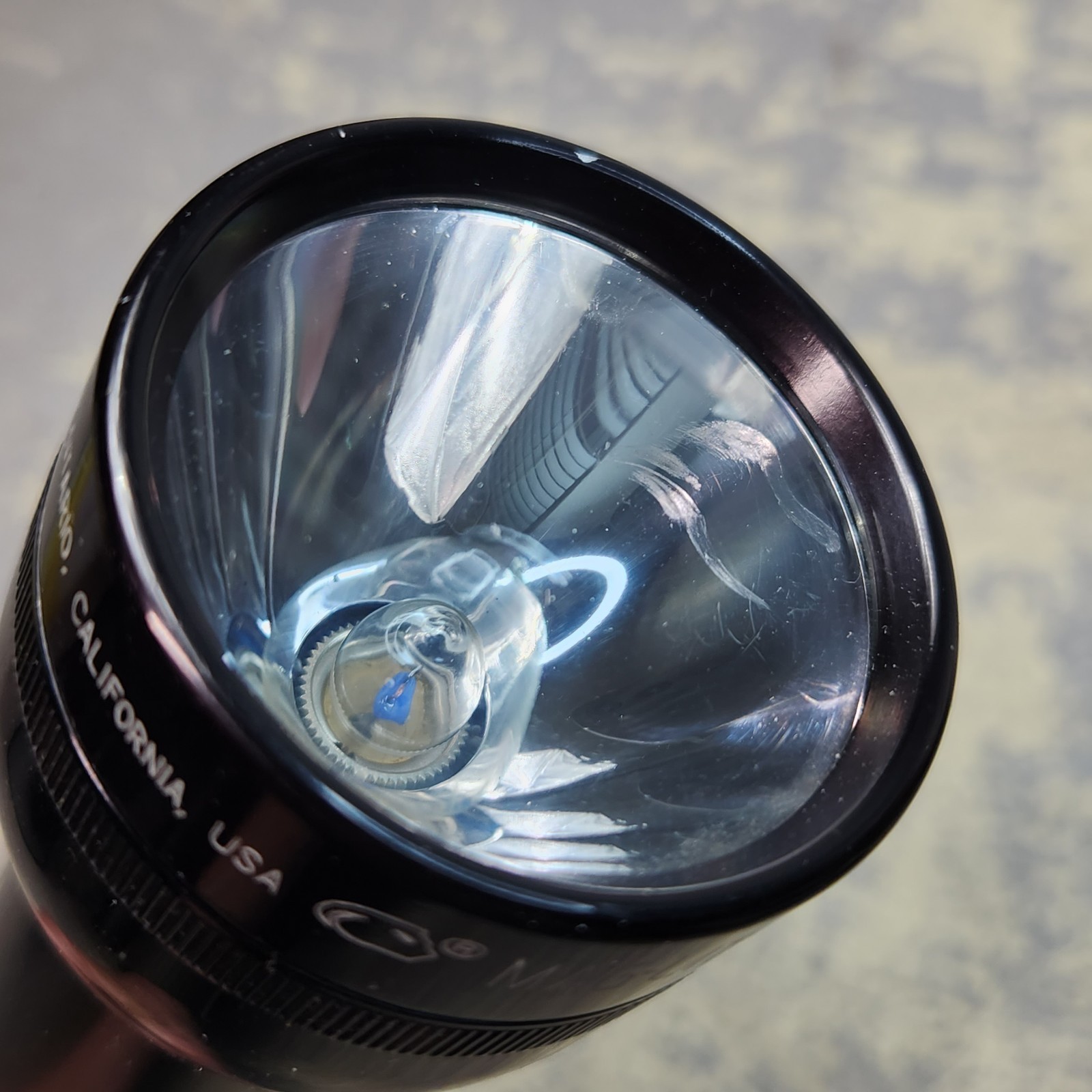 Vintage Maglite 3D Cell Black Flashlight Mag Instrument Ontario California…