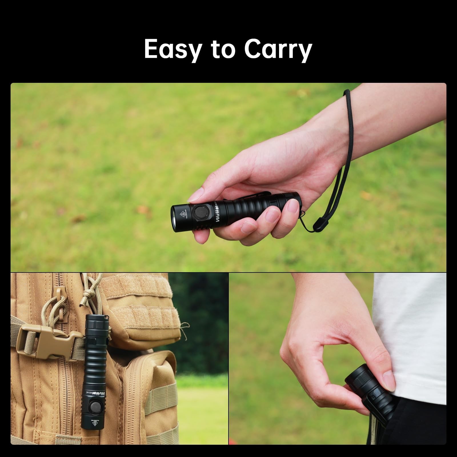 FC11C Led Flashlight Rechargeable High Lumen 1200