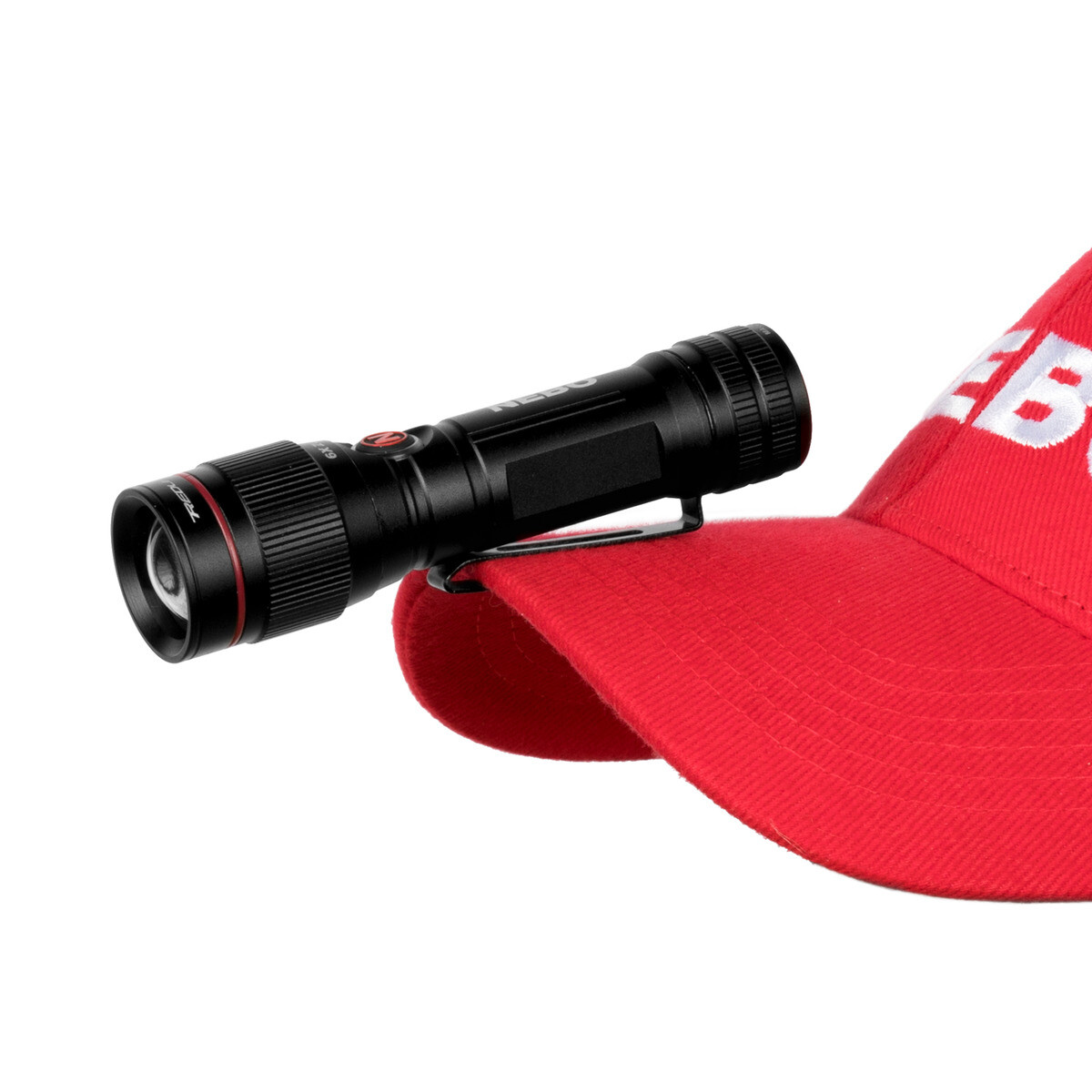 NEBO Redline Flex 450 Lumen Flashlight Pocket Light Rechargeable 6X Zoom w/ Clip