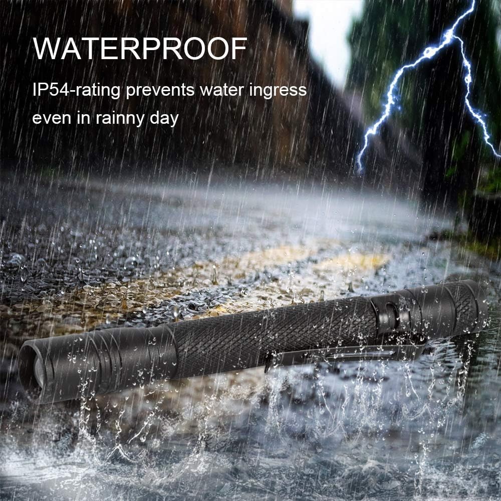 Versatile 150 Lumen LED Penlight with Adjustable Focus – 3 Modes Flashlight