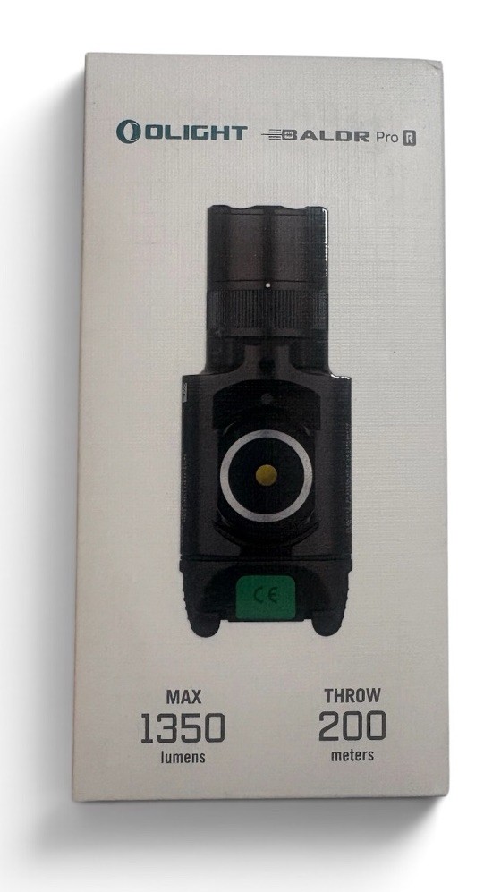 OLIGHT BALDR Pro R Rechargeable Light w/LED & Green Laser, 1350 Lumens