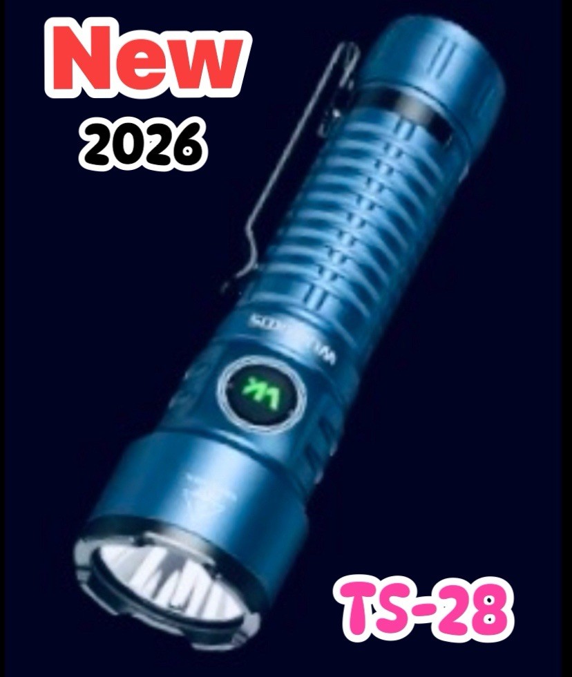 Wurkkos TS28🔺3500 Lumens 🔺Range 500 Meters 🔺BLUE