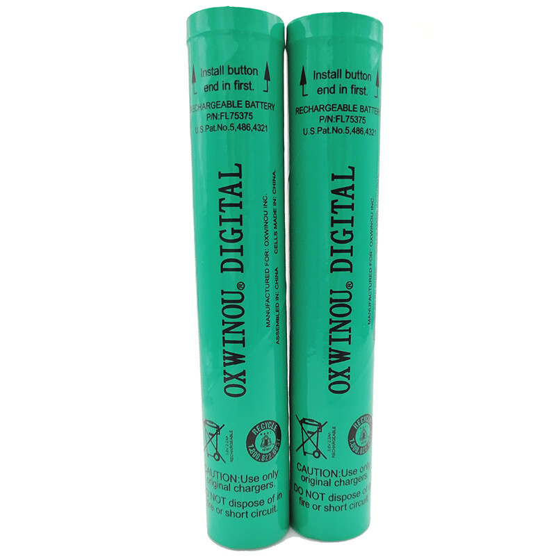 4-Pack 75375 3.6v 2.2Ah Batteries Stick for Streamlight Stinger Poly Flashlights