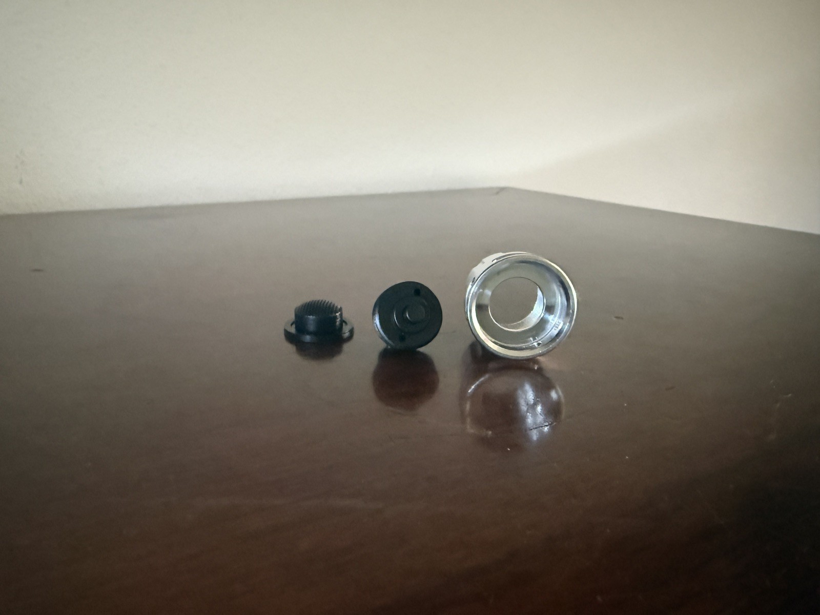 Rare McGizmo Aleph E-series Flashlight Tail New Silicone Button and McClicky