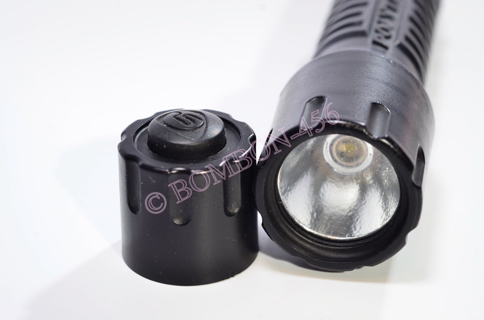 STRAMLIGHT POLYTAC LED USES 2 x CR123A Tactical Military Flashlight TESTED WORKS