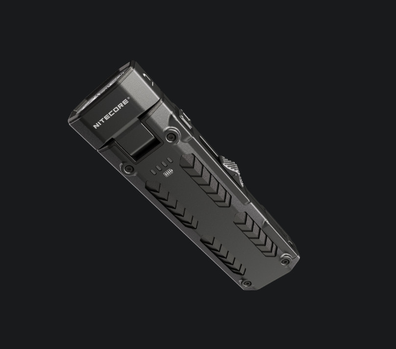 Nitecore Black EDC09 Swivel Head Flashlight Rechargeable Resists Color/Impact