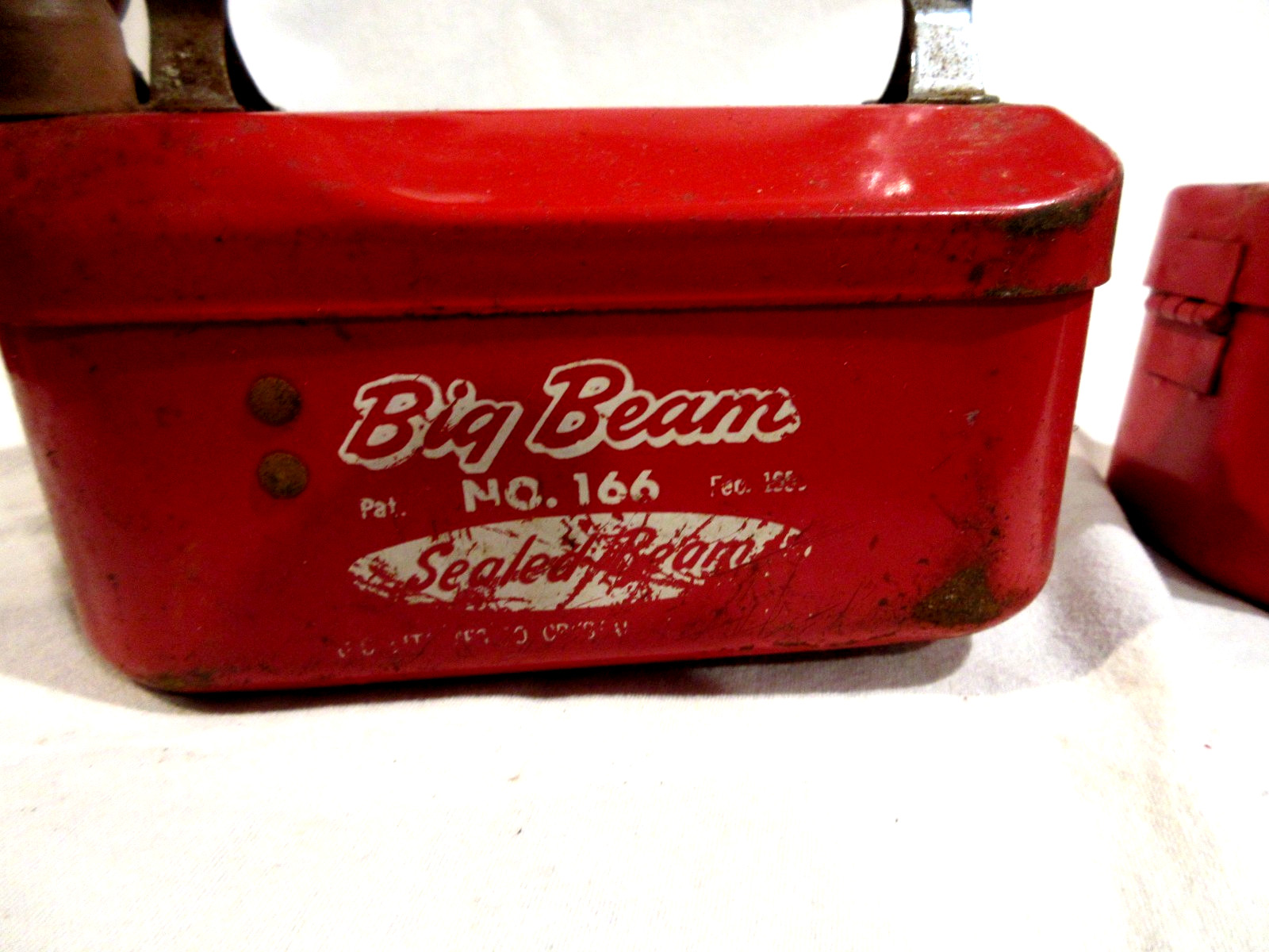 2-Big Beam Flashlights Model 166