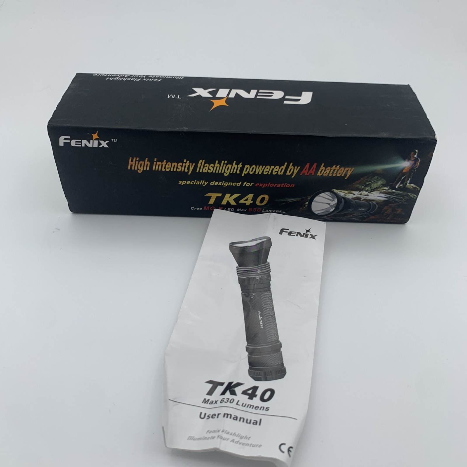 Fenix TK40 Cree MC-E 630 Lumen AA Flashlight – Discontinued