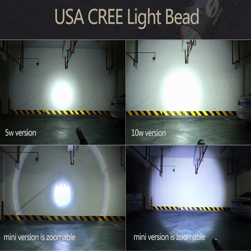 LED Flashlight Waterproof Super Bright Baton Aluminium Alloy Torch
