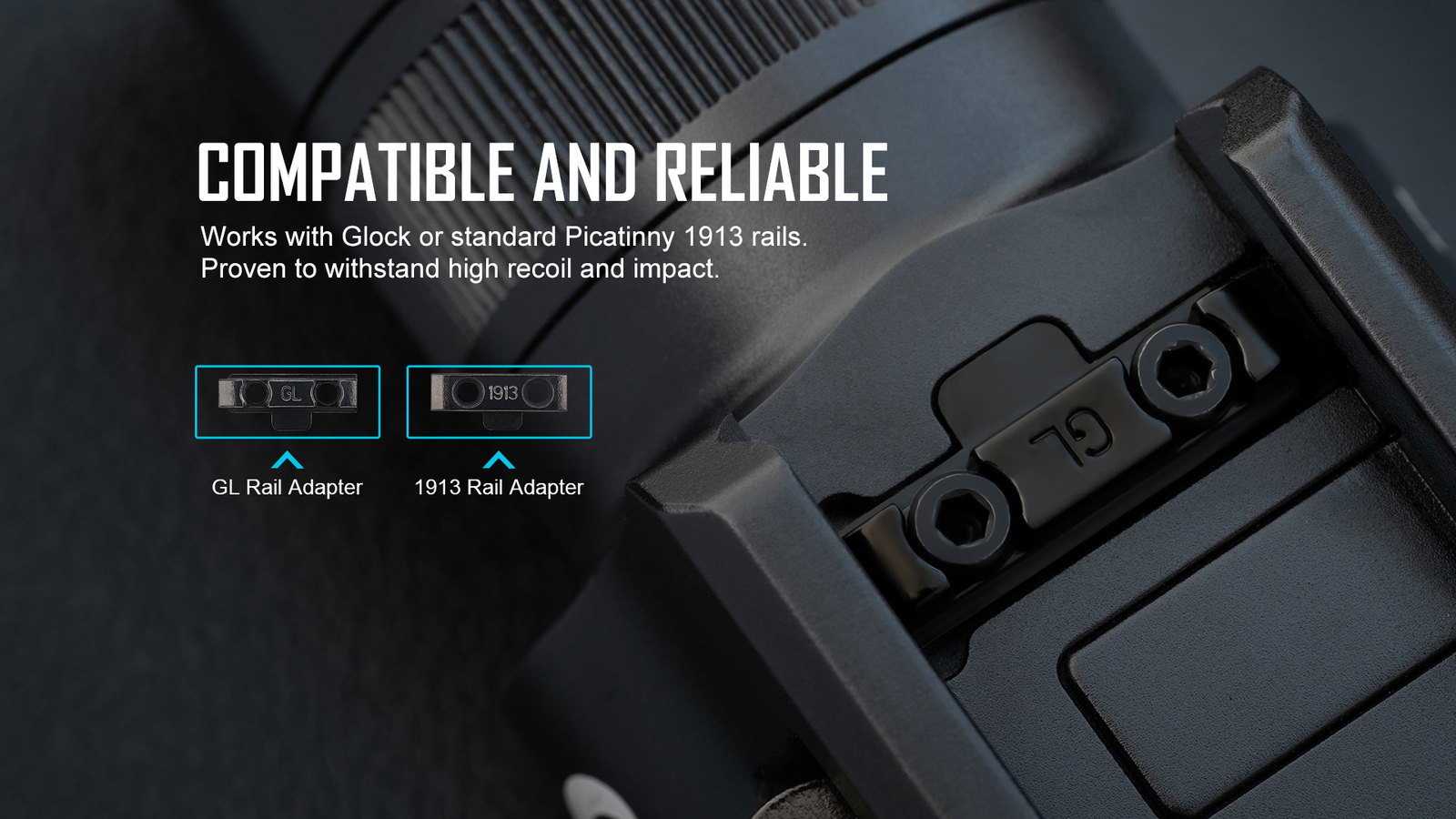 Olight Baldr Pro R 1350 Lumen Rechargeable Flashlight with Green Beam